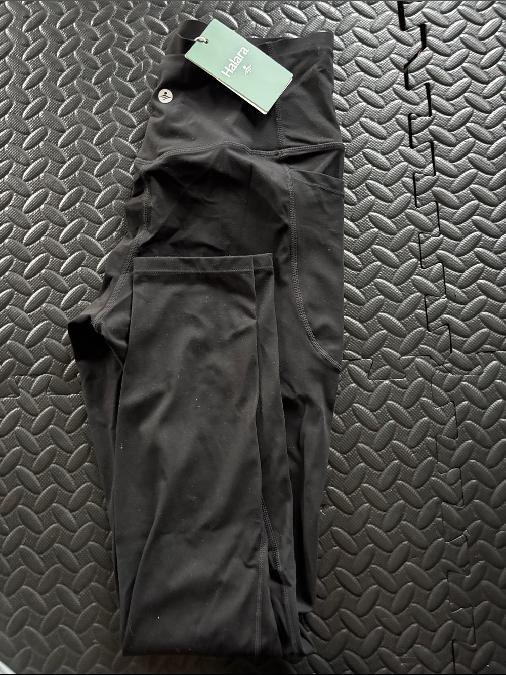 HALARA Black High-Waist Pocket Performance Leggings